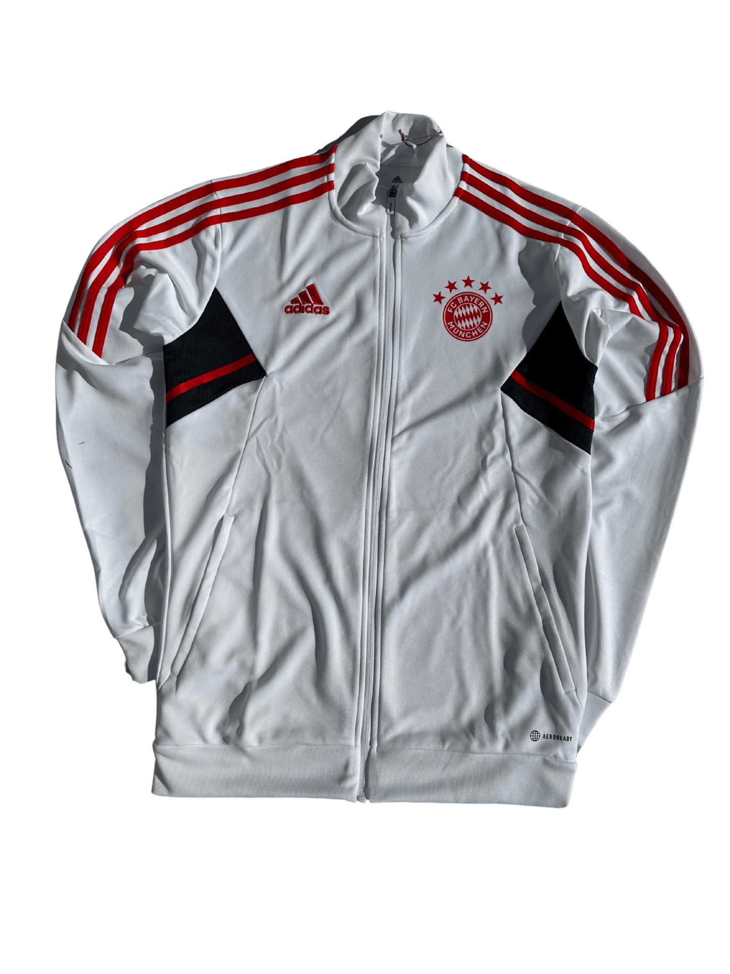 ADIDAS FC BAYERN MÜNCHEN TRAININGSANZUG M Mit Etikett ! - silvervintage