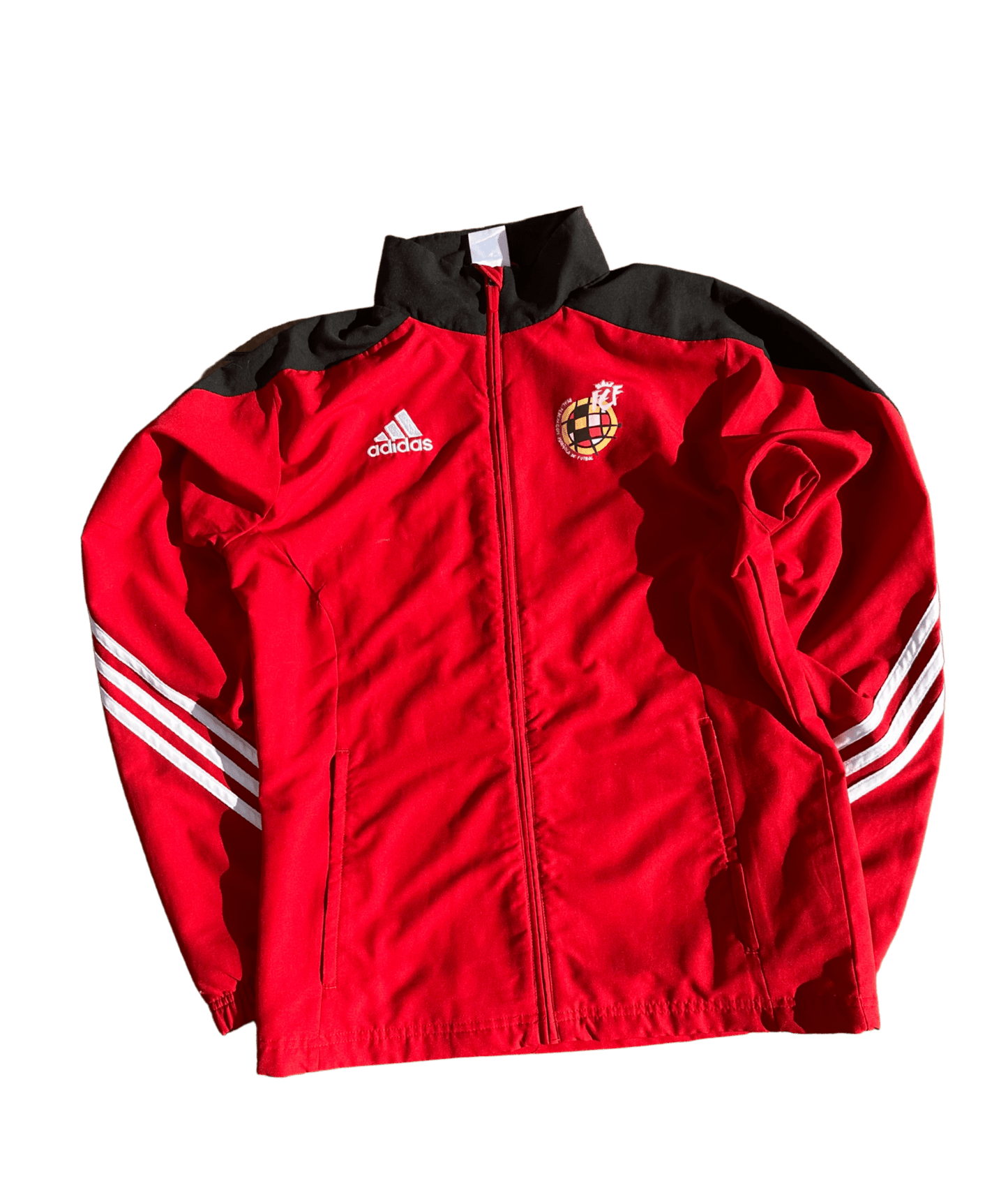 ADIDAS SPANIEN TRAININGSANZUG S/M - silvervintage