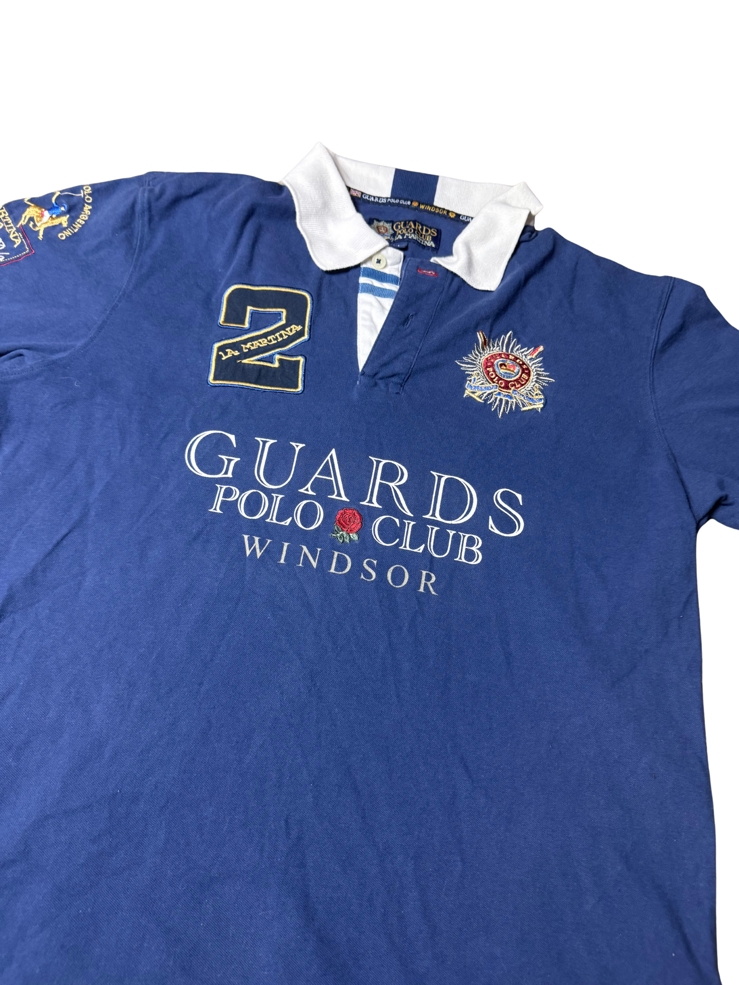 Guards Polo Club Polo Shirt (L) - silvervintage