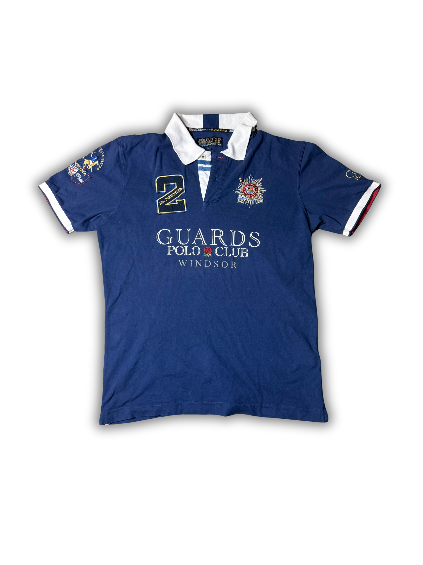 Guards Polo Club Polo Shirt (L) - silvervintage