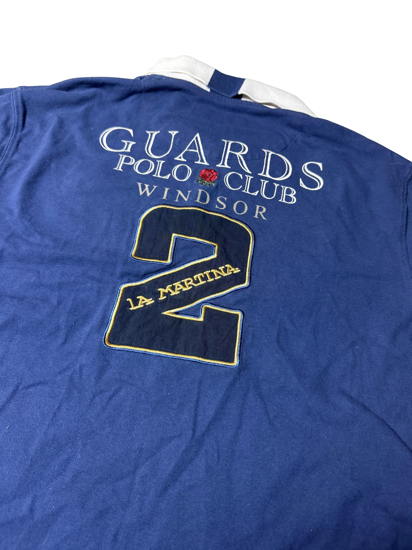 Guards Polo Club Polo Shirt (L) - silvervintage