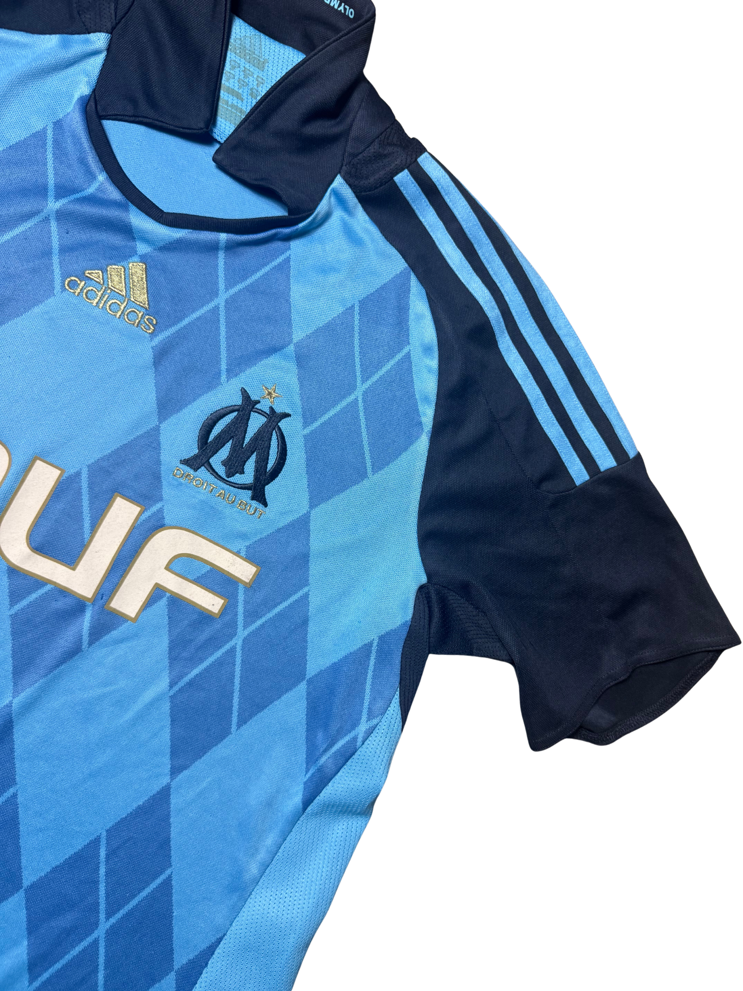 Adidas Marseille Trikot (M) - silvervintage