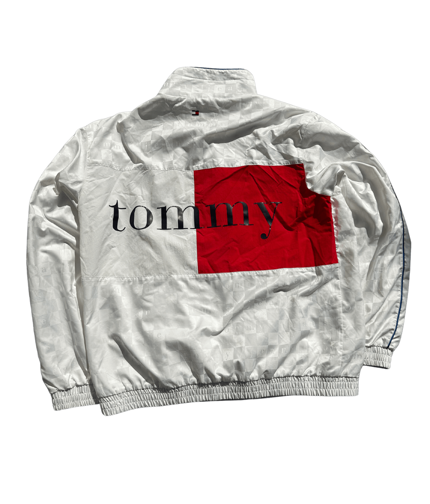 Tommy Hilfiger Windbreaker L - silvervintage