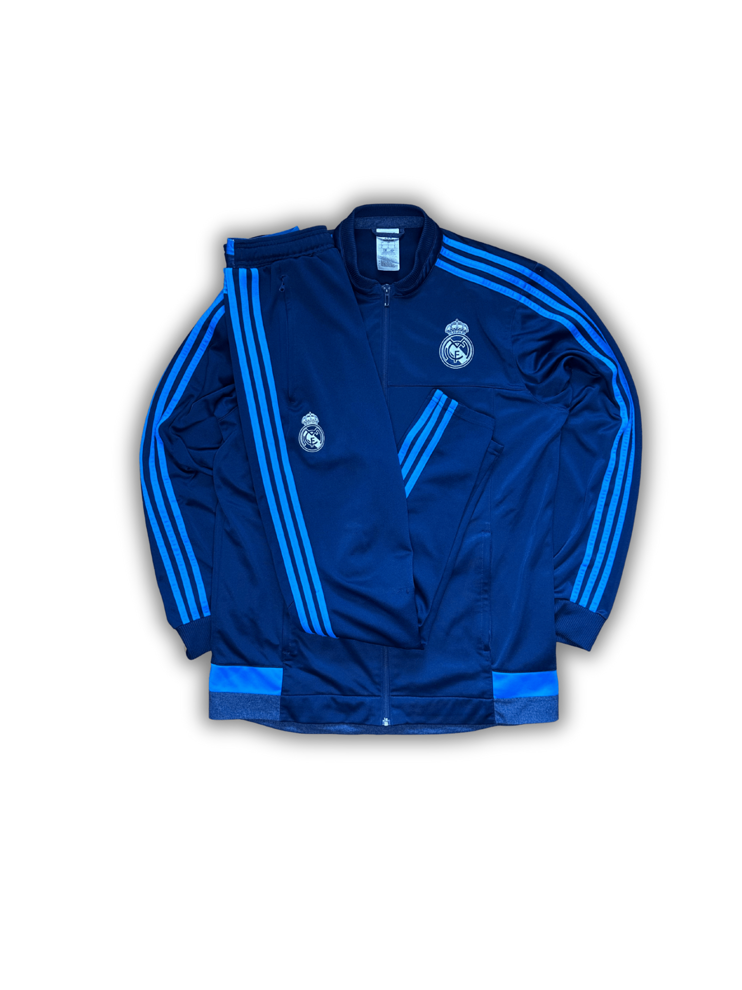 Adidas Real Madrid Trainingsanzug (S) - silvervintage