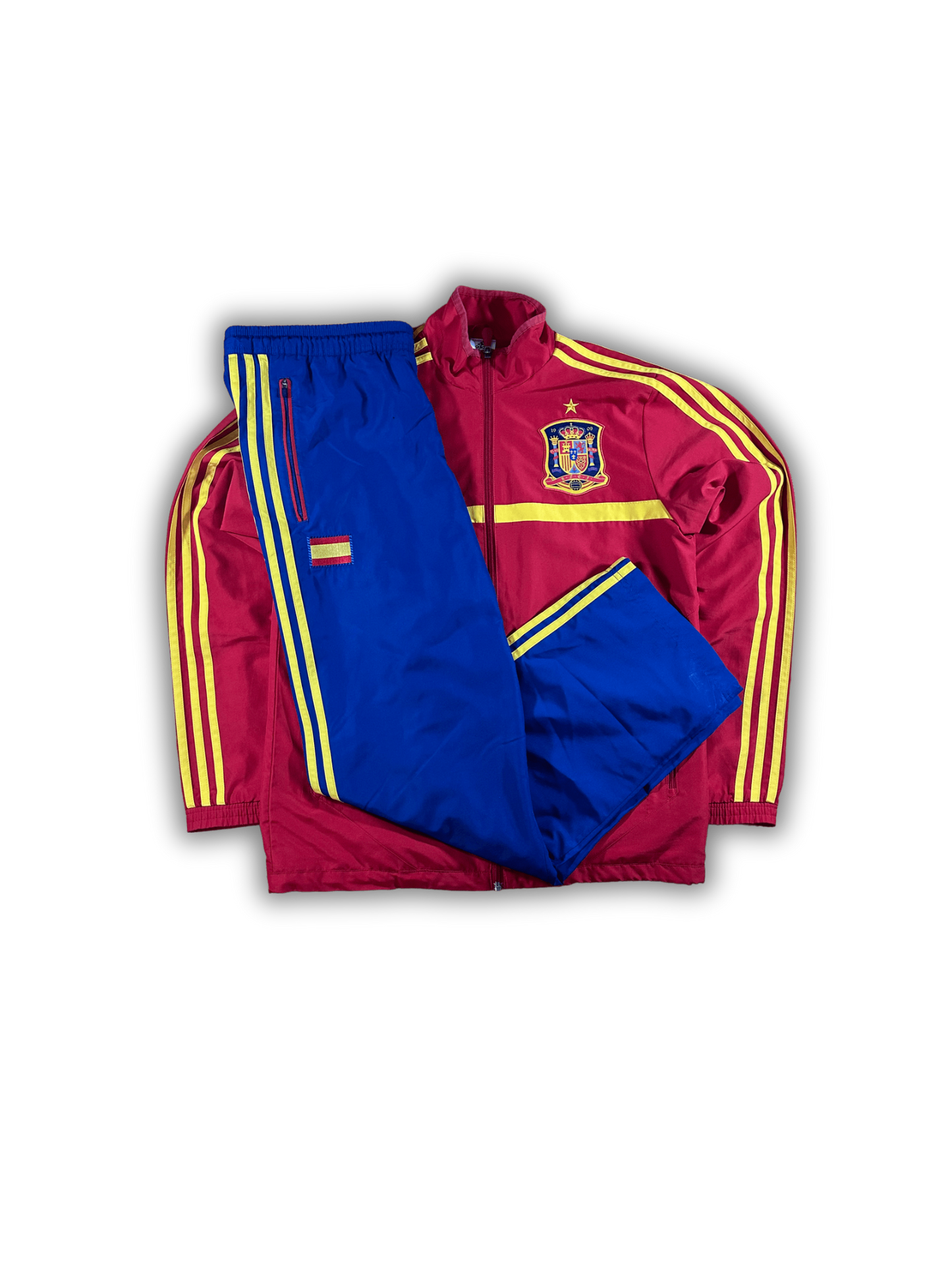 Adidas Spanien Trainingsanzug (M) - silvervintage