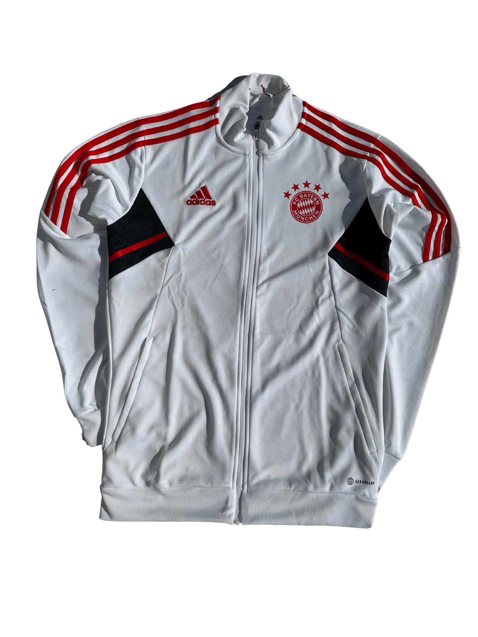 ADIDAS FC BAYERN MÜNCHEN TRAININGSANZUG M Mit Etikett ! - silvervintage