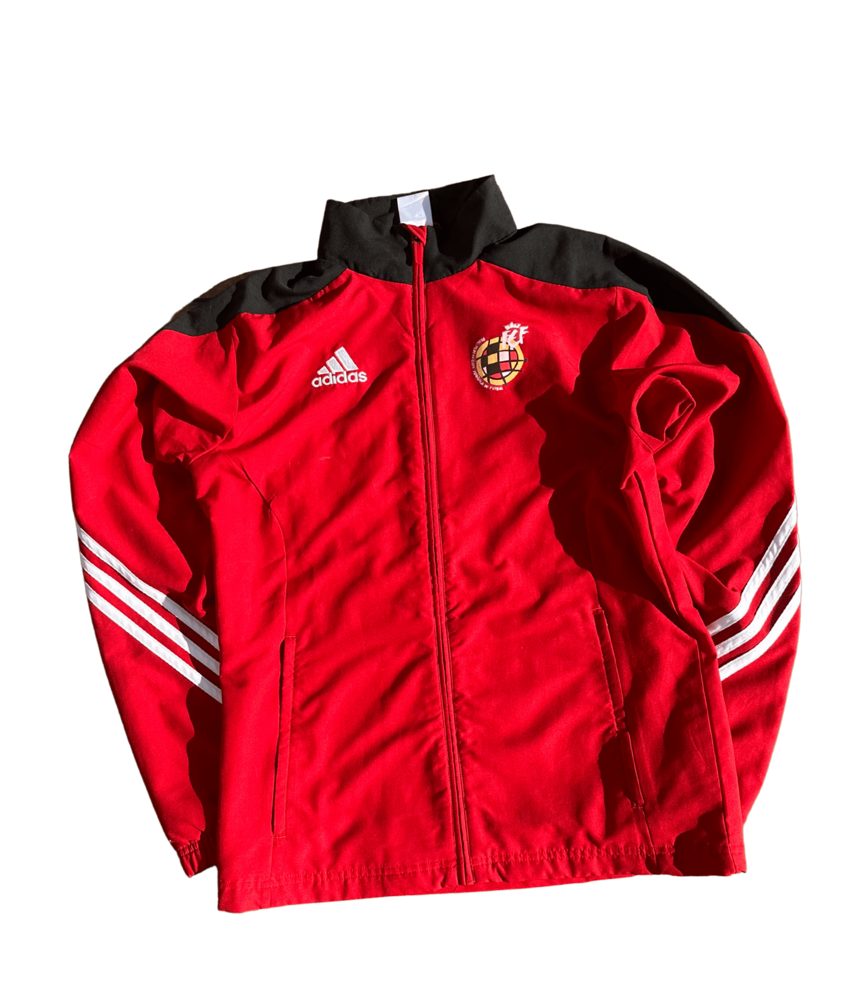 ADIDAS SPANIEN TRAININGSANZUG S/M - silvervintage