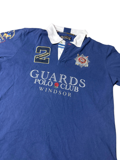 Guards Polo Club Polo Shirt (L) - silvervintage