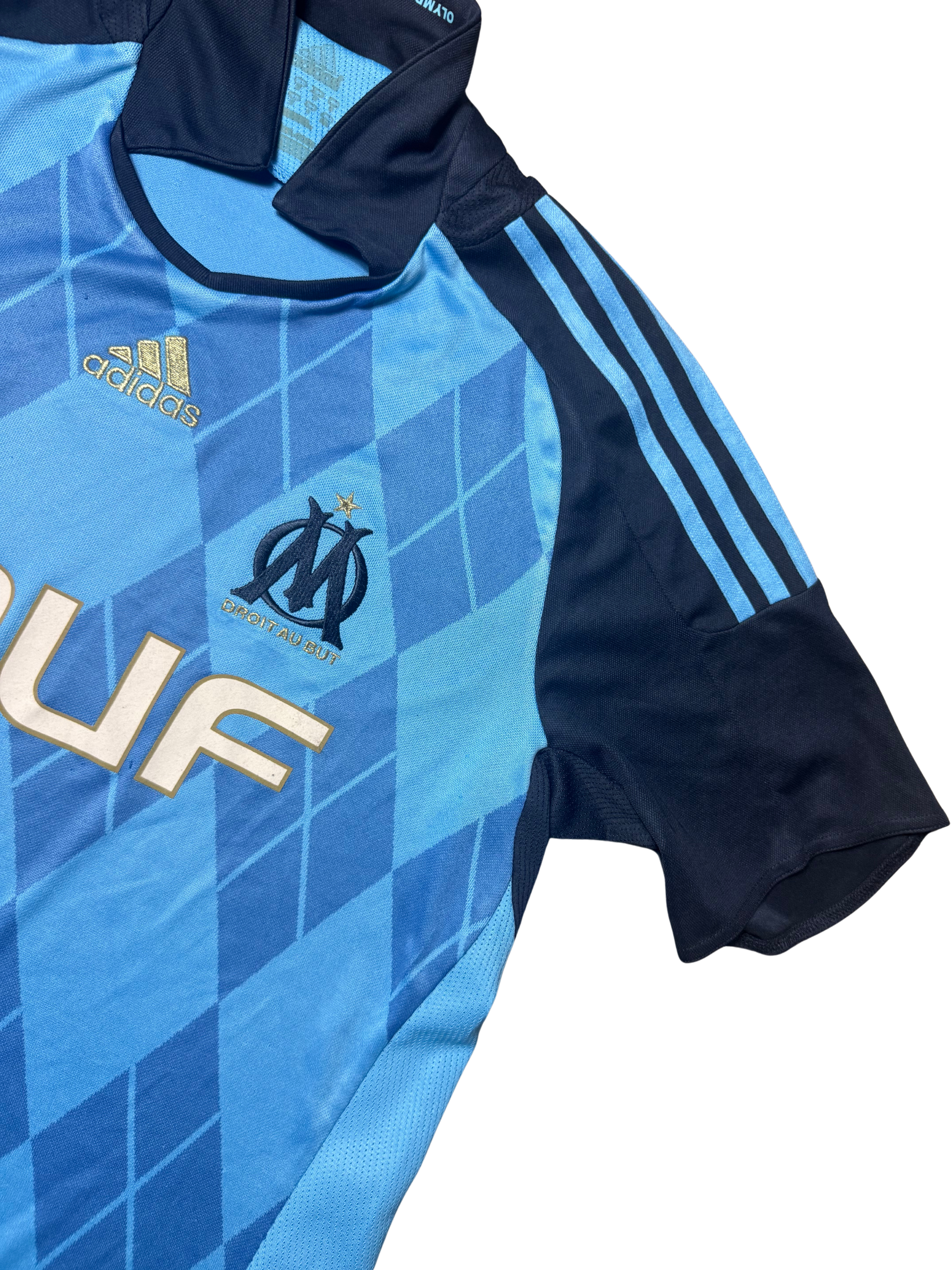 Adidas Marseille Trikot (M) - silvervintage