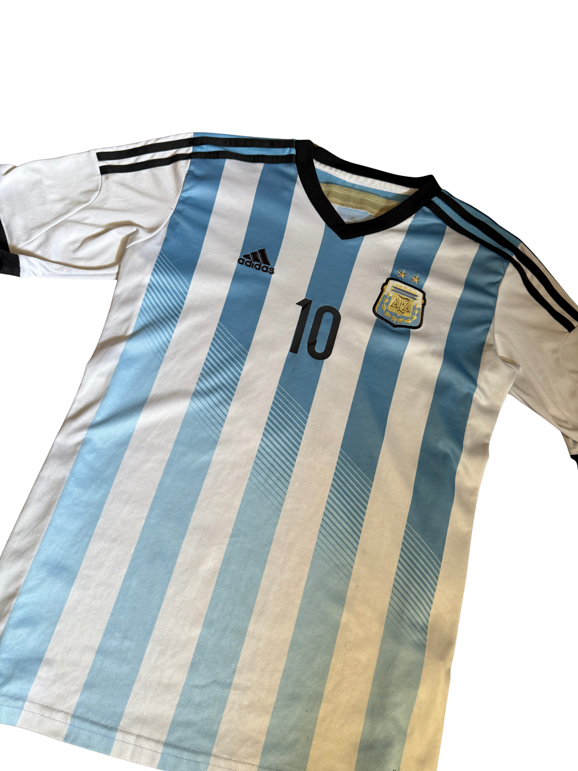 Adidas Argentinien Messi Trikots (S) - silvervintage