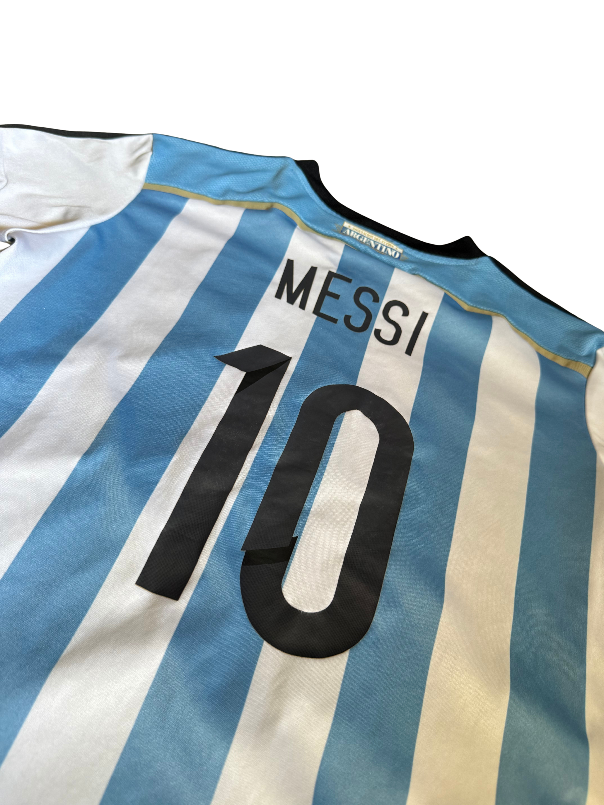 Adidas Argentinien Messi Trikots (S) - silvervintage