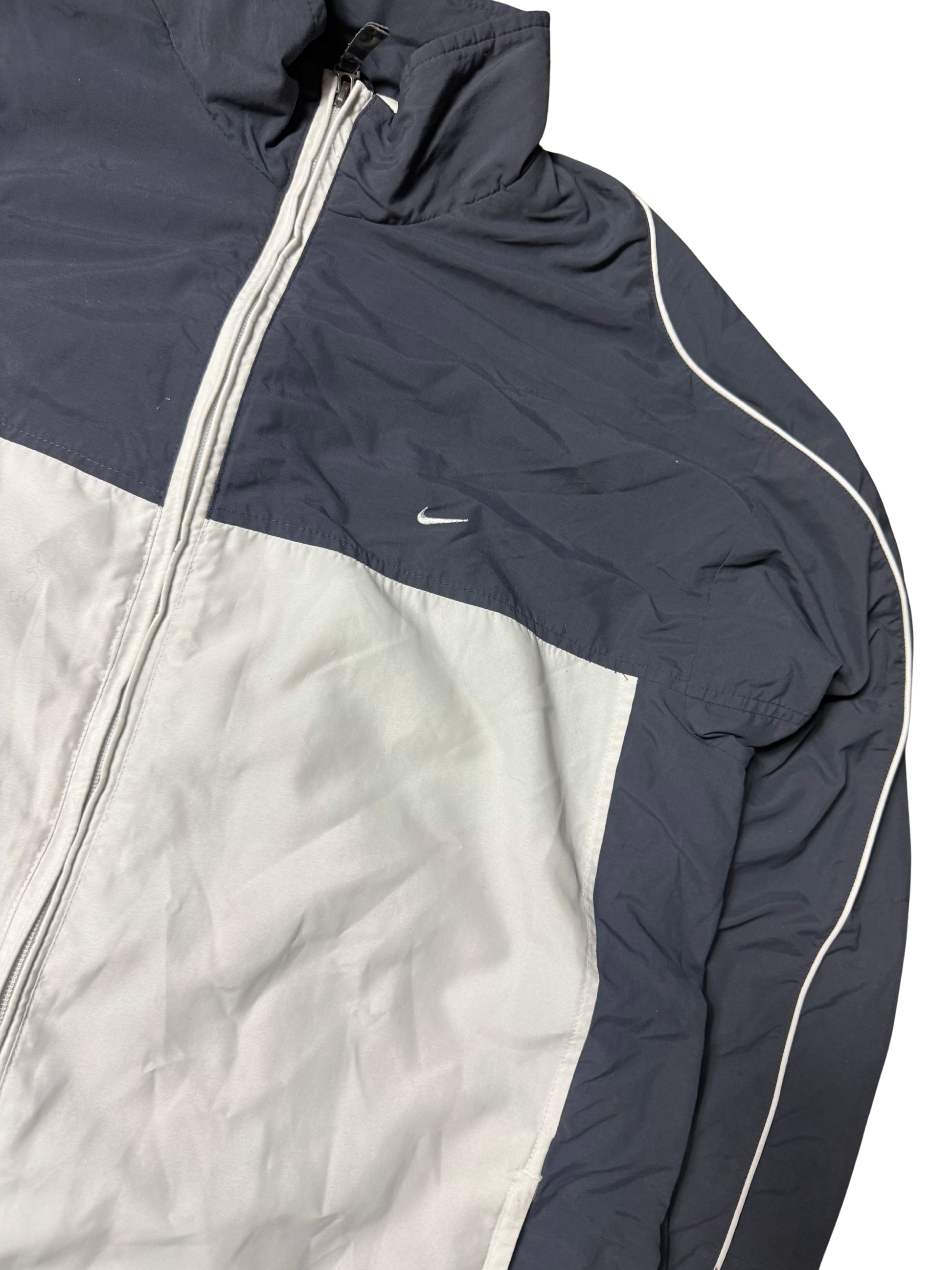 Nike Trackjacke (L) - silvervintage