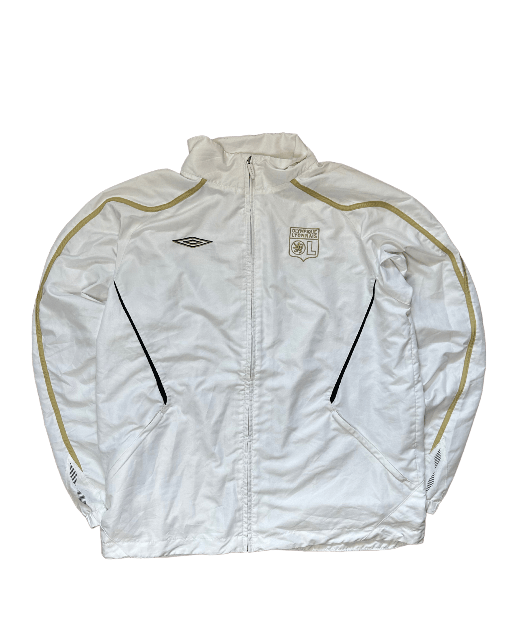 UMBRO OLYMPIQUE LYON TRAININGSANZUG XL - silvervintage