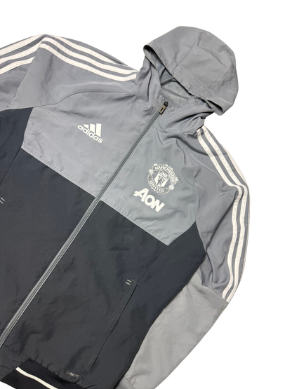 Adidas Man United Trainingsjacke (M) - silvervintage
