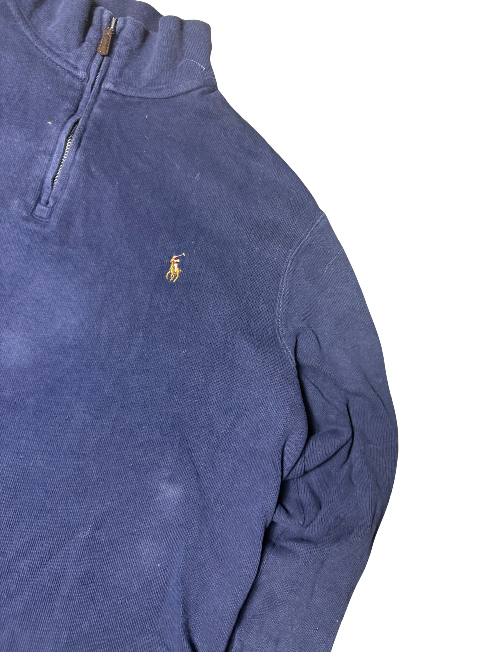 Polo Ralp lauren 1/4 Zipper M - silvervintage